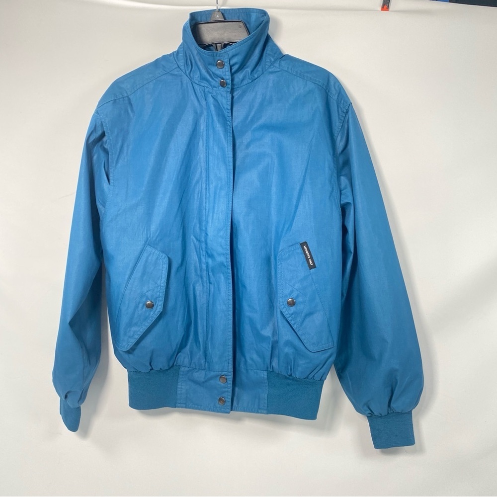 Vintage 80s Members Only Blue Lightweight Jacket Men's Size 9-10